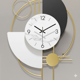 Word Dial Spoke Clock – Gold (16" x 16")