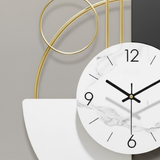 Word Dial Spoke Clock – Gold (16" x 16")