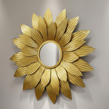 Golden Aster Sunburst Mirror
