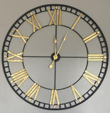 Regent Roman Open‑Frame Clock – Copper (24" x 24")