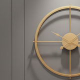 Roman Halo Open‑Frame Clock – Black (24" x 24")