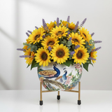 Peacock Garden Steel Pot