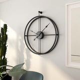 Atelier Roman Halo Clock – Black (24" x 24")
