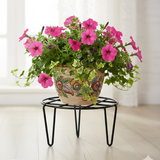 Modern V-Shape Steel Planter Stand