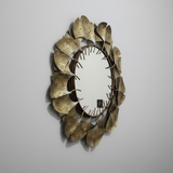 Ginkgo Cascade Round Mirror