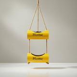 Hanging Welcome Scroll Iron Planter