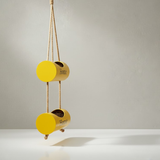 Hanging Welcome Scroll Iron Planter