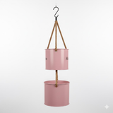 Hanging Welcome Scroll Iron Planter