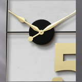 Spoke Dial Word‑Numeral Clock – Gold (24" x 24")