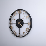 Heritage Roman Halo Clock – Gold (24" x 24")