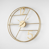 Regent Roman Open‑Frame Clock – Copper (24" x 24")