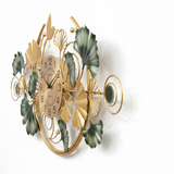 Roman Halo Open‑Frame Clock – Black & Gold (24" x 24")