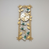 Azure Bloom Symphony Clock – Wide (16" x 36")