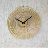 Meridian Crosshair Open‑Frame Clock – Wide (48" x 18")