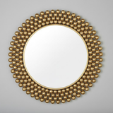Aureate Bead Halo Mirror