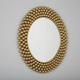Aureate Bead Halo Mirror
