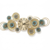 Meridian Crosshair Open‑Frame Clock – Vertical (48" x 18")