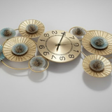 Azure Medallion Clock – (18" x 48")