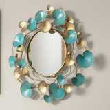 Aquilea Bloom Round Mirror
