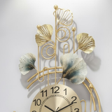 Aurelia Vertex Clock – Gold & Teal (24" x 48")