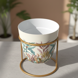 Coral Meadow Print Pot