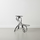 Decorative Steel Dual-Tier Pot Stand