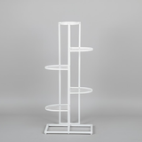 Vertical Multi-Tier Steel Pot Stand - Short (White)