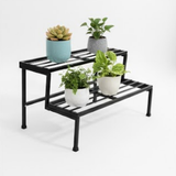 Two-Tier Steel Plant Display Stand