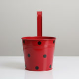 Polka Dot Iron Hanging Pot