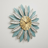 Geo Rosette Radiant Clock – Compact (30" x 30")