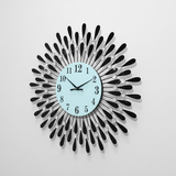 Roman Halo Open‑Frame Clock – Gold (24" x 24")