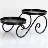 Steel Double Pot Stand