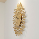 Atelier Roman Crosshair Clock – Gold (24" x 24")