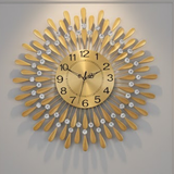 Atelier Roman Crosshair Clock – Gold (24" x 24")
