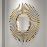 Meridian Spoke Round Mirror