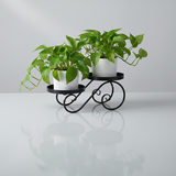 Steel Double Pot Stand