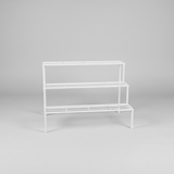 Steel 3-Tier Plant Organizer (White)
