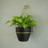 Steel Wall Hanging Planter Stand Set