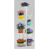 Vertical Multi-Tier Steel Pot Stand - Short (White)