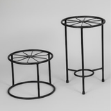 Classic Round Steel Pot Stand Set of 4
