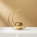 Steel Crescent Moon Planter