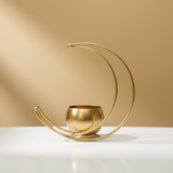 Steel Crescent Moon Planter