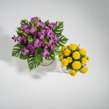 Luxury Lattice Gold Steel Planter Set