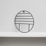 Steel Wall Single Pot Display Stand