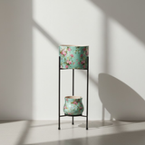 Luxe Golden Two-Tier Steel Planter Set