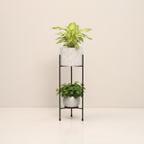 Boho Elegance Dual Pot Steel Stand