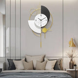 Word Dial Spoke Clock – Gold (16" x 16")