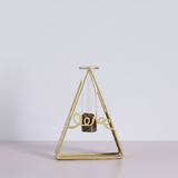 Golden Triangle Desktop Glass Planter