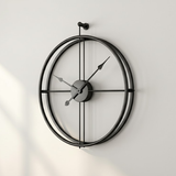 Atelier Roman Halo Clock – Black (24" x 24")