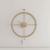 Atelier Roman Halo Clock – Gold (30" x 30")